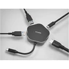 D-Link DUB-M420 knyginių kompiuterių dokas / jungčių replikatorius Vielinis Thunderbolt 3 Juoda, Sidabras
