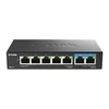 Šakotuvas D-Link | 7 prievadų kelių gigabitų nevaldomas jungiklis | DMS-107/E | Nevaldomas | Darbalaukis | Maitinimo tipas Išorinis