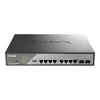 Šakotuvas D-Link DSS-200G-10MPP/E 8-Port 10/100/1000 PoE Gigabit Ethernet Surveillance Switch | D-Link