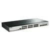 Šakotuvas D-Link | Sukraunamas išmanusis valdomas jungiklis su 10G įkėlimo nuorodomis | DGS-1510-28X/E | Tvarkoma L2 | Montuojamas ant stovo | Gigabit Ethernet (vario) jungtys kiekis 24