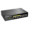 Šakotuvas D-Link Switch DGS-1008P Nevaldomas, Stalinis, 1 Gbps (RJ-45) jungtys kiekis 8, Maitinimo tipas Išorinis