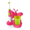 ETA | Dantų šepetėlis su water cup and holder | Sonetic ETA129490070 | Baterija operated | For kids | Šepetėlių skaičius galvutės įeina 2 | Number of teeth brushing modes 2 | Rožinė
