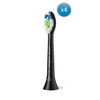 8 dalių šepetėlių galvučių pakuotė Philips Sonicare Optimal White HX6068/88, Juodos spalvos