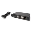 Šakotuvas Digitus Skaitmenas | 16 prievadų Gigabit Ethernet jungiklis | DN-80115 | Nevaldomas | Montuojamas ant stovo | Maitinimo tipas Vidinis