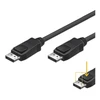Assmann Electronic ASSMANN laidas Displayport 1m AWG28 2xshielded juodas bulk M/M