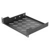 Digitus | 1U fixed shelf | DN-10-TRAY-2-B | Perfect for storage of components which are not 254 mm (10") suitable. Slim design which takes space of 1 height unit. Easy and quick to mount or dismount. Load capacity: 25 kg | Juodas