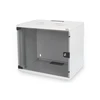 Assmann Electronic Assmann elektroninė DIGITUS sieninė spinta 19 colių 7HE RAL 7035 pilkas nemontuojamas H360mm x B520mm x T400mm be padėklo įsk. 8xsrews