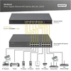 Šakotuvas „Digitus“ 8 prievadų Gigabit Ethernet PoE purkštukas, 802.3bt, 250 W | DN-95118
