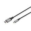 Digitus | 8K DisplayPort Adapteris Cable, Mini DP to DP, 2 m | DB-340106-020-S | DisplayPort to DisplayPort