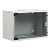 Assmann Electronic Assmann elektroninė DIGITUS sieninė spinta 19 colių 9HE RAL 7035 pilkas nemontuojamas be padėklo įsk. 8xsrews