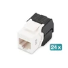 „Digitus CAT 6 Keystone“ lizdas, neekranuotas, 24 vnt. | DN-93603-24