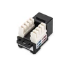 Assmann Electronic DIGITUS Keystone Modul Cat6 RJ45 neekranuoto kabelio montavimas per E klasės LSA juosteles