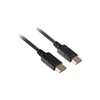 Assmann Electronic ASSMANN laidas Displayport DP/St - DP/St 2m AWG32 2xekranuotas juodas