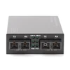 Šakotuvas Digitus Skaitmenas | Greitas Ethernet medijos keitiklis iš kelių į vienmodžius SC į SC, bangos ilgis 1310 nm | DN-82024 | SC | SC