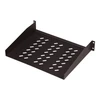 „Digitus“ | Fiksuota lentyna stelažams | DN-19 TRAY-2-55-SW | Fiksuoto montavimo lentynas galima lengvai sumontuoti ant dviejų priekinių 483 mm (19 colių) profilio bėgelių jūsų 483 mm (19 colių) tinklo arba serverių spintoje. Dėl stabilaus, perforuoto plieno lakšto, pasižyminčio didele apkrova, jie yra optimalus paviršius komponentams, kurie netinka 483 mm (19 colių). | Juodas
