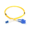 Assmann Electronic DIGITUS LWL patchable LC/SC 09/125um singelmode Duplex be halogenų su protokolu geltona 3m