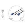 Assmann Electronic DIGITUS KVM kabelis PS2 ir USB konsolėms su KVM 1xHD-15/M 1xVGA HD-15/M 2xPS2 1x USB 5m