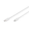 Digitus Skaitmenas | Lightning to USB-C duomenų / įkrovimo kabelis | DB-600109-020-W | USB-C prie Lightning Apple Lightning 8 kontaktų | USB C