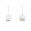 Digitus Skaitmenas | Lightning to USB-C duomenų / įkrovimo kabelis | DB-600109-020-W | USB-C prie Lightning Apple Lightning 8 kontaktų | USB C