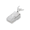 „Digitus“ modulinis kištukas apvaliam kabeliui, CAT 6A, 100 vnt. | AK-219604