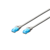 Digitus | Patch cord | CAT 5e U-UTP | Pilkas | Modular RJ45 (8/8) plug | Modular RJ45 (8/8) plug