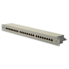 Assmann Electronic DIGITUS Patch Panel 19inch 24Port Cat5e STP ekranuotas pilkas RAL7035 laidų montavimas apie LSA