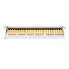 Assmann Electronic DIGITUS Patch Panel 19inch 24Port Cat6 ekranuotas pilkas RAL7035 kabelio montavimas apie LSA