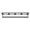 Assmann Electronic DIGITUS Patch Panel 19colių 24Port Cat6 neekranuotas juodas RAL 9005 kabelio montavimas apie LSA be LSA dangtelio