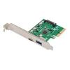 Assmann Electronic Assmann elektroninė DIGITUS PCIe kortelė C tipo USB + A tipo USB