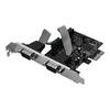 Assmann Electronic DIGITUS PCIexpress kortelė 2xserial DB9 MCS9901 mikroschemų rinkinys su 2 LP laikikliu