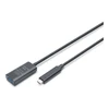 Digitus Skaitmenas | Aktyvus USB 3.2 Gen2 10G ilgintuvas | DA-73113 | USB-C į USB-A