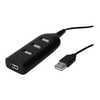 Digitus Skaitmenas | USB 2.0 šakotuvas, 4 prievadų, maitinamas iš magistralės 4 X USB A/F AT prijungtas kabelis | AB-50001-1 | USB 2.0 šakotuvas