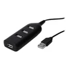 Digitus Skaitmenas | USB 2.0 šakotuvas, 4 prievadų, maitinamas iš magistralės 4 X USB A/F AT prijungtas kabelis | AB-50001-1 | USB 2.0 šakotuvas