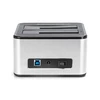 „Digitus USB 3.0“ dviguba SATA HDD prijungimo stotis 2,5"/3,5"