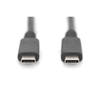 Digitus Skaitmenas | USB 4.0 Type-C jungties laidas | AK-300343-008-S | USB-C į USB-C