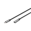 Digitus Skaitmenas | USB-C/M į USB-C/F prailginimo kabelis | DB-300230-010-S | USB-C į USB-C USB C, prijunkite | USB-C lizdas