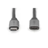 Digitus Skaitmenas | USB-C/M į USB-C/F prailginimo kabelis | DB-300230-010-S | USB-C į USB-C USB C, prijunkite | USB-C lizdas
