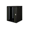 Digitus Sieninė spintelė, unikali serija | DN-19 16U-6/6-SW | 82 x 60 x 60 cm | Juodas