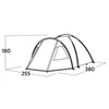 „Easy Camp“ šeimos palapinė | Kinn 4 | 4 asmuo(-ys) | Žalias