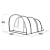 Easy Camp Lengva stovyklos palapinė | Skarvanas 4 | 4 asmenys | Mėlyna