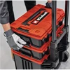 Einhell | E-Case Tower įrankių dėžės komplektas su ratukais, 3 vnt | 4540015