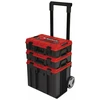 Einhell | E-Case Tower įrankių dėžės komplektas su ratukais, 3 vnt | 4540015