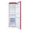ETA | Šaldytuvas | ETA253190030E Storio retro | Energijos vartojimo klasė E | Laisvai pastatomas | Kombinuotas | Aukštis 192 cm | Šaldytuvo neto talpa 216 L | Šaldiklio neto talpa 84 L | 41 dB | Raudona