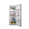 ETA | Šaldytuvas | ETA254790010E | Energy efficiency class E | Free standing | Double Door | Height 142.6 cm | Šaldytuvas net capacity 169 L | Šaldiklis net capacity 37 L | 40 dB | Sidabrinis