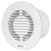 Europlast Vonios kambario ištraukimo ventiliatorius, apvalus EA100 Vonios kambario ventiliatorius, 15 W, skersmuo 10 cm, Baltas