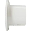 Europlast Vonios kambario ištraukimo ventiliatorius, apvalus EA100 Vonios kambario ventiliatorius, 15 W, skersmuo 10 cm, Baltas
