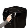 Fellowes Cross-Cut | AutoMax 200C | Juodas | Popieriaus smulkinimas | Kompaktinių diskų smulkinimas | Kreditinių kortelių smulkinimas