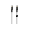 Fixed Fiksuotas | Pintas kabelis, 100W | FIXDB-CC12-BK | Juodas