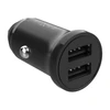 FIXED Dual USB automobilinis įkroviklis 15W, Juodas | Pataisyta