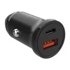 Fixed Fiksuotas | Automobilinis įkroviklis USB-C/USB, 20W | FIXCC20N-CU-BK